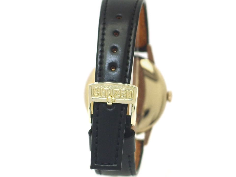 シチズン センターセコンド Cマーク 14KGF（金張り） 17石 手巻 OH済