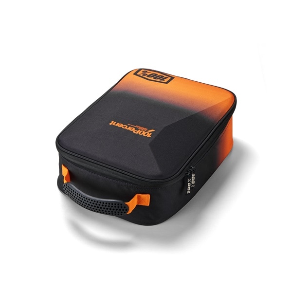 USバッグ ゴーグルケース CRUSH BLACK/ORANGE 100％ | すべての商品