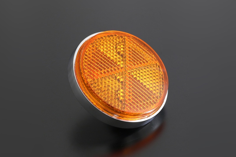 Z1/Z2 サイドリフレクター <リフレクター：イエロー リム：クローム