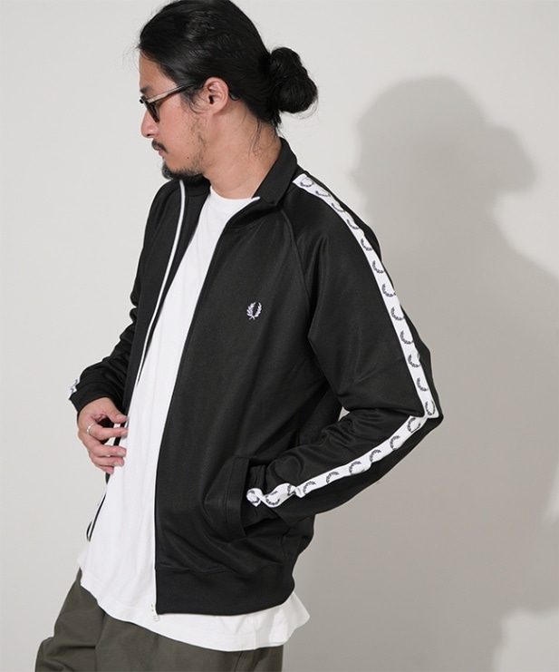 SALE 30%OFF】[J4620]FRED PERRY(フレッドペリー) Taped Track Jacket