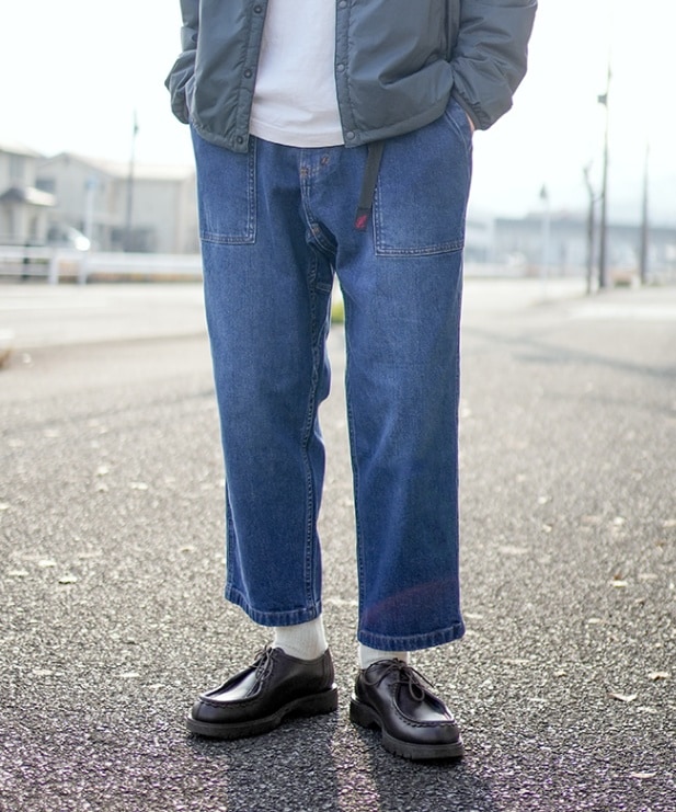 G5SU-P082]GRAMICCI(グラミチ) STRETCH DENIM LOOSE TAPERED PANT