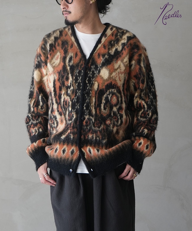 SALE 10%OFF】[RW356]NEEDLES(ニードルズ) Mohair Cardigan - Paisley