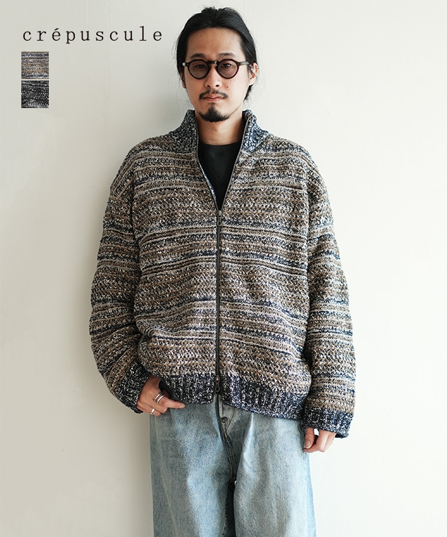 SALE 30%OFF】[2503-018]crepuscule (クレプスキュール) Multi Border