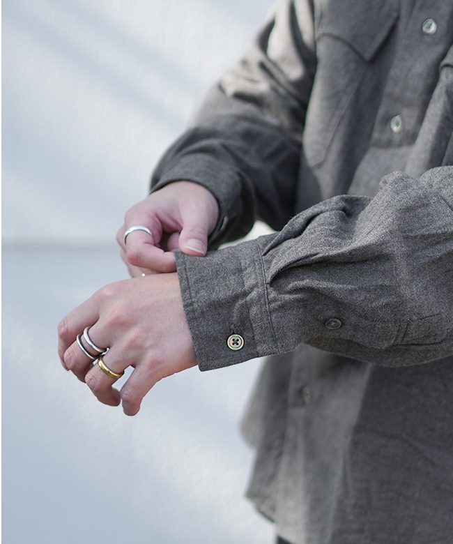 PC-016-2470]PORTER CLASSIC(ポータークラシック) ROLL UP FLANNEL