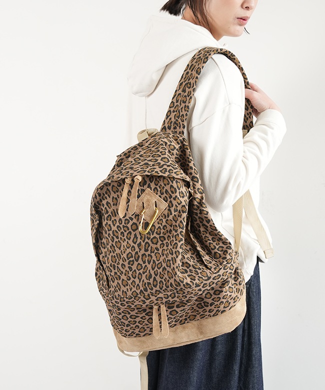 MC676)MASTER&Co.(マスターアンドコー)LEOPARD DAY PACK(コットン