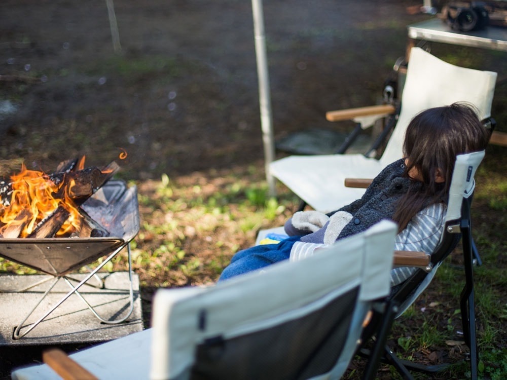 peak ローチェア ショート アイボリー LV-093IV 折りたたみチェア ローチェアショート アイボリー LV-093IV