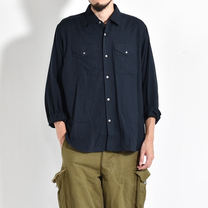 50% OFF】[CH03]MANAVE(マナベ)Regullar Collar Shirt(レギュラー