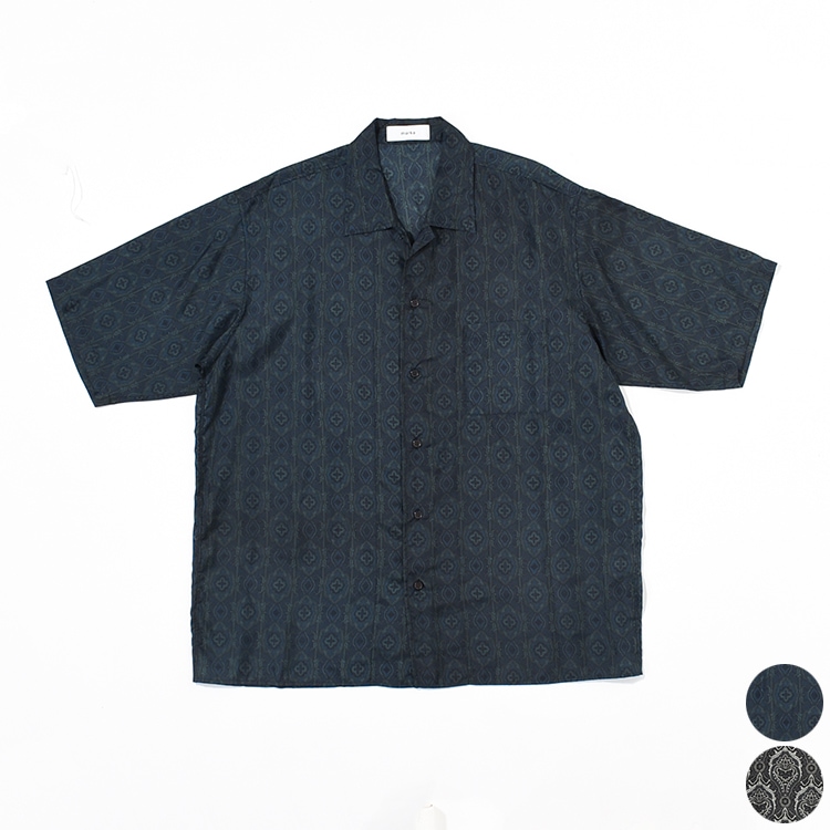 30% OFF】[m25a22sh02b]marka(マーカ) HABUTAE SILK SILK OPEN COLLAR