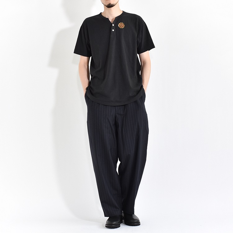 PM-VTGT04]PHIGVEL(フィグベル) Henley Neck Tee(ヘンリーネックT