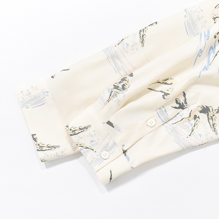 241OJ-SH02)OLD JOE(オールドジョー)ORIGINAL PRINTED OPEN COLLAR