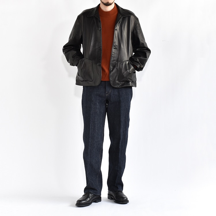 PMAS-OT02]PHIGVEL(フィグベル) Leather Field Jacket(レザー