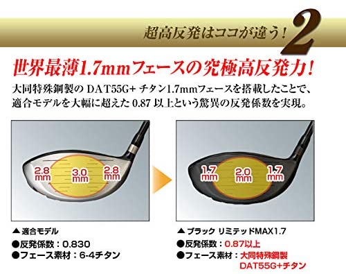 ハイパーブレード ガンマ ブラックプレミア MAX1.7 ＜超高反発