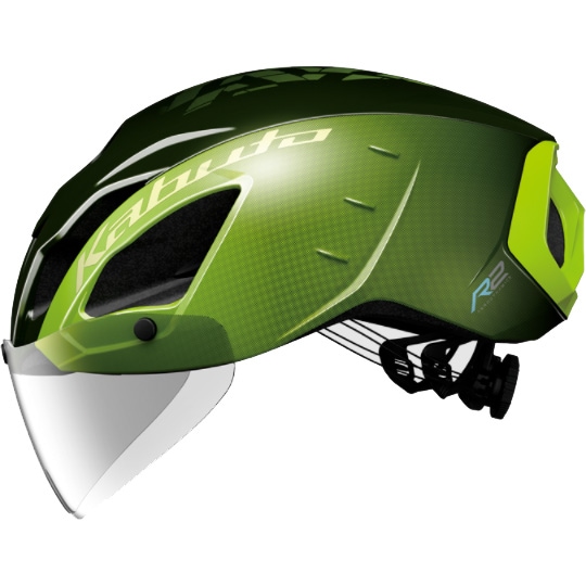 OGKカブト エアロR2(AERO-R2) オリーブイエロー ヘルメット