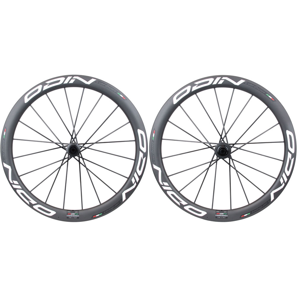 ODIN D50C VSPRINT ホワイト スポーク一体型カーボンホイール シマノ
