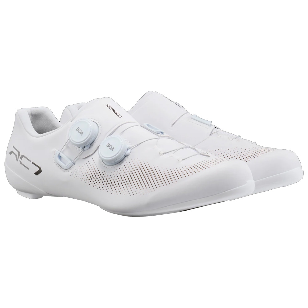 シマノ SH-RC703 ホワイト ワイドタイプ SPD-SL シューズ | すべての