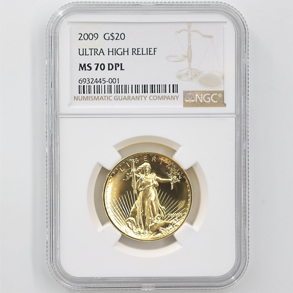 2009 アメリカ ウルトラハイレリーフ ダブルイーグル 20ドル 金貨 1