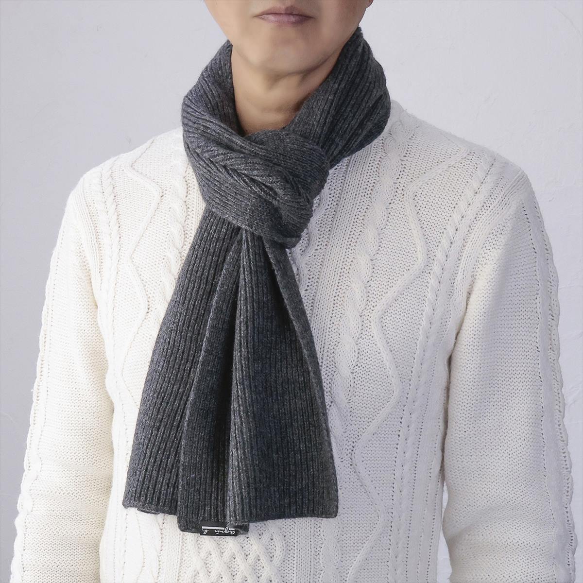 agnes.b メンズ カシミアマフラー | アニエスベー,マフラー | ヨークス