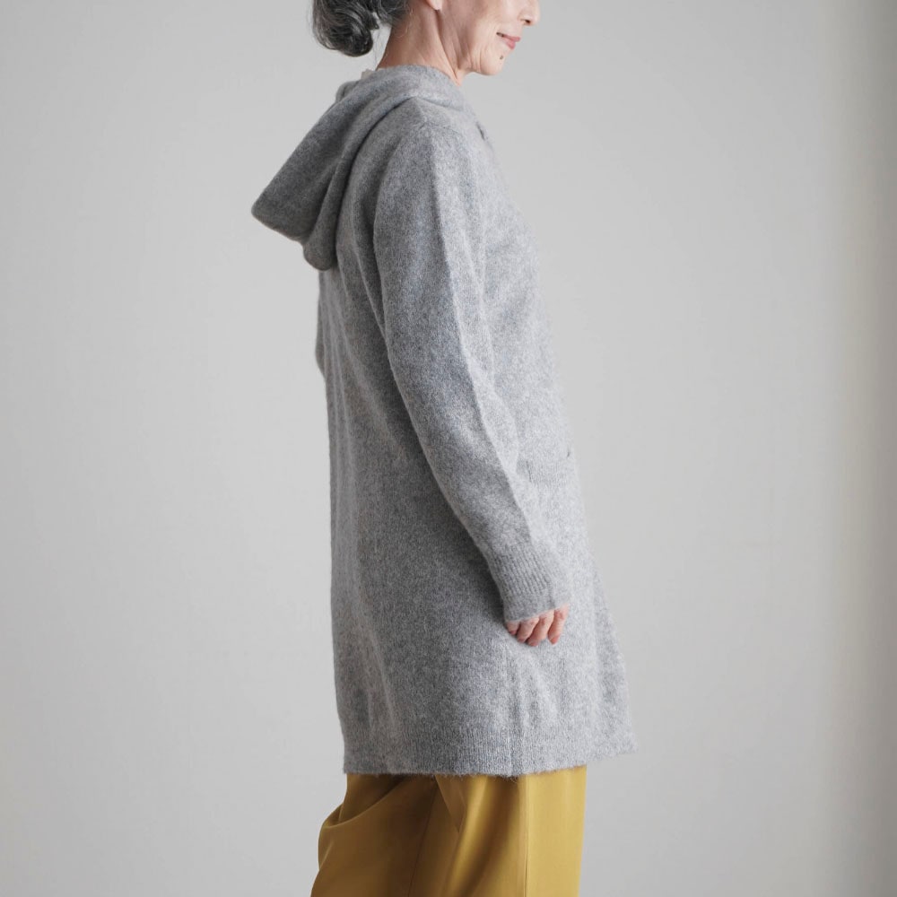 YOUKAヨウカ） アルパカ100％ロングカーディガン | レディース