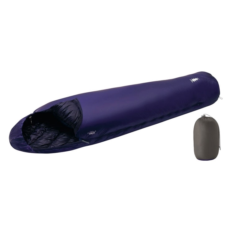 モンベル mont-bell シームレス ダウンハガー800 #7 パープル (EP) 右