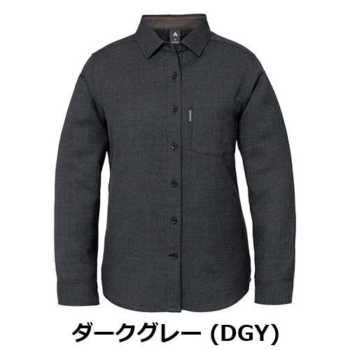 メリノウール O.D.シャツ Men's ダークグレー