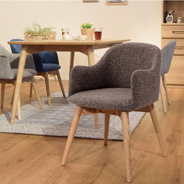 ユアサプライムス.com｜ダイニングチェア おしゃれな曲線チェア ブルー