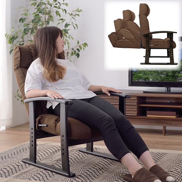 直接引取希望 】リクライニングチェアー 1人用 ブラック 合成皮革 直接