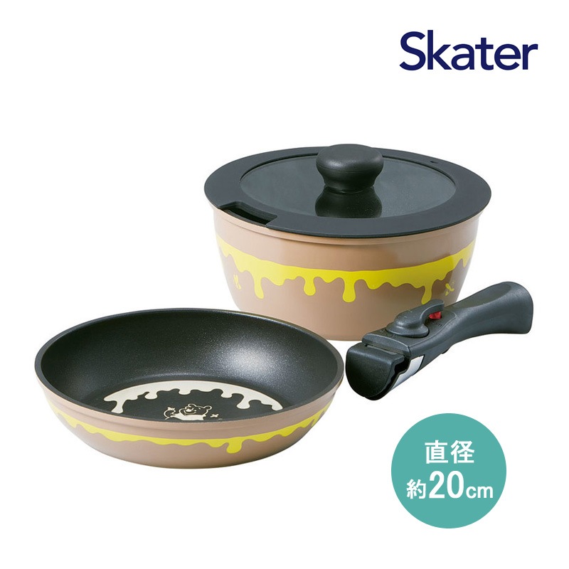 ユアサプライムス.com｜取っ手が外れる 鍋 & フライパン セット くまの