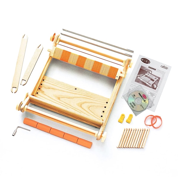 手織りセット 『手織り機 咲きおり 40cm (30羽セット) 57-950』 Clover