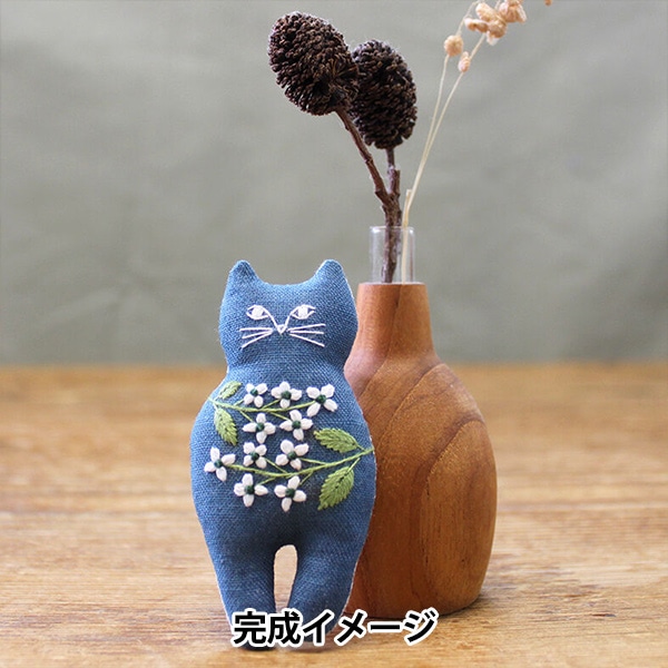 刺しゅうキット 『nekogao 刺繍ブローチ 花 PHC-103-3』 Piece ピース