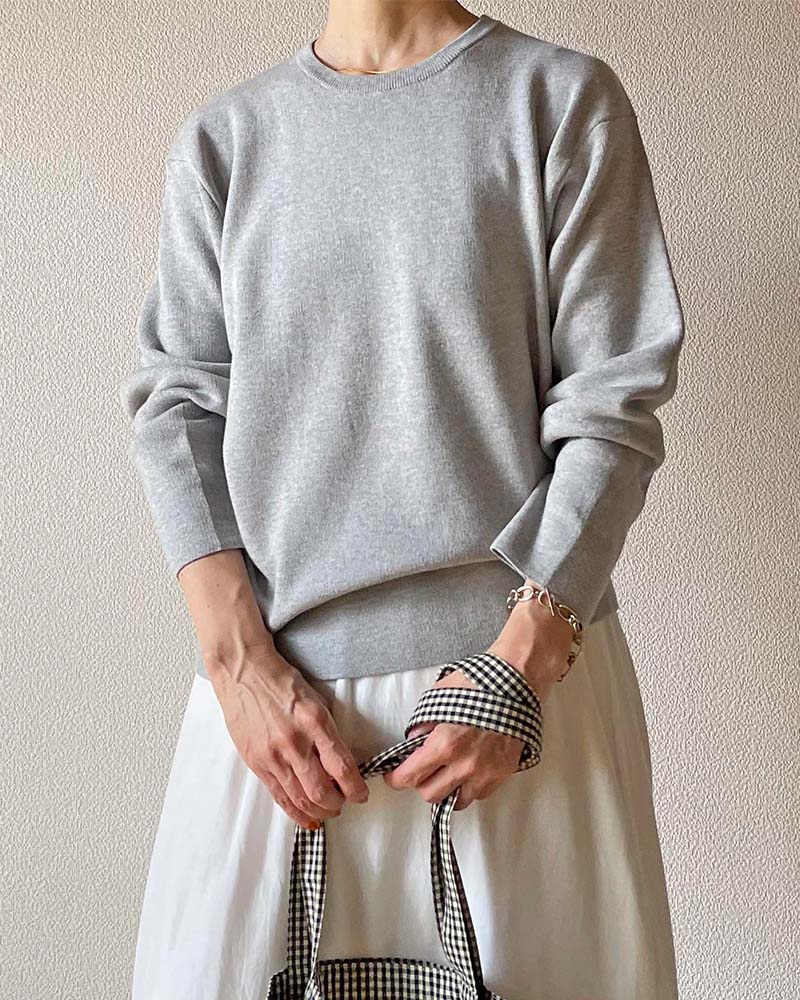 カシミヤ100％エアリーニットハイネックプルオーバー | TOPS | 元町