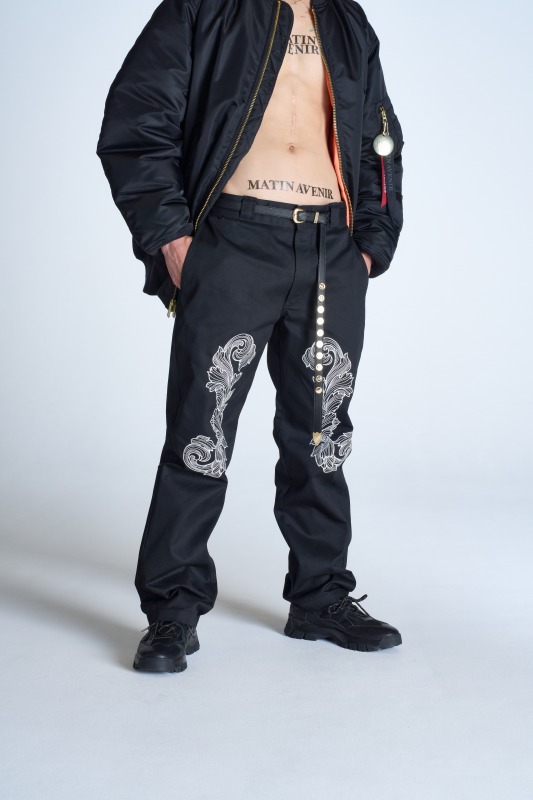 ALPHA INDUSTRIES MATIN AVENIR MA-1 パフィジャケット ブラック