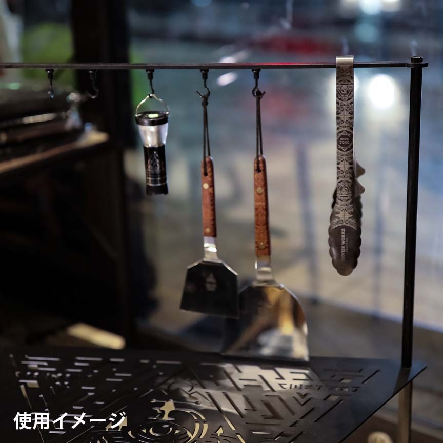 デバイスワークス X ANCAM メタヘキテハーフ 焚き火ハンガー