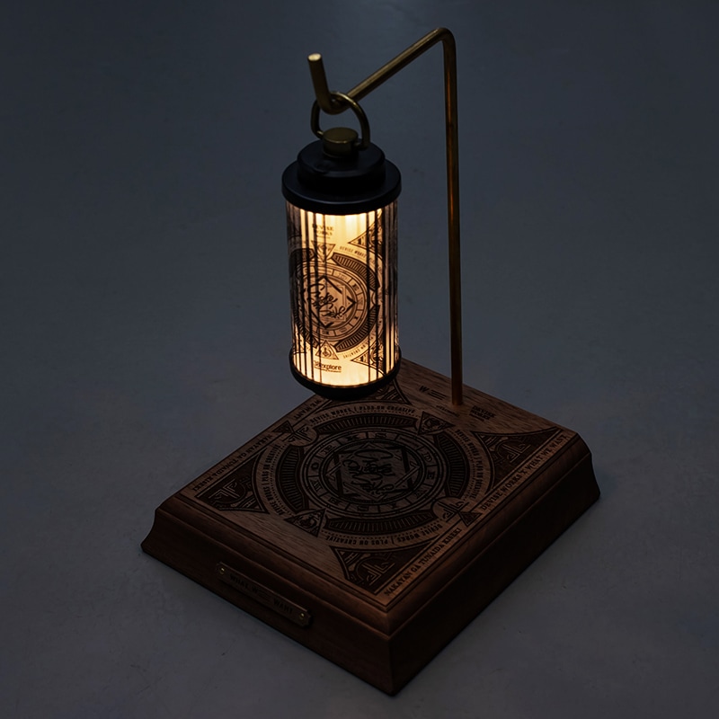 ライト・ランタン WOOD SHADE DEVISE WORKS WHAT WE WANT ライト