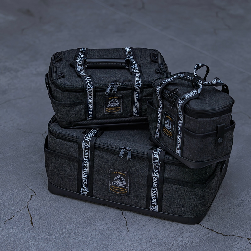 DEVISE WORKS BLACK DESIGN BLACK BAG