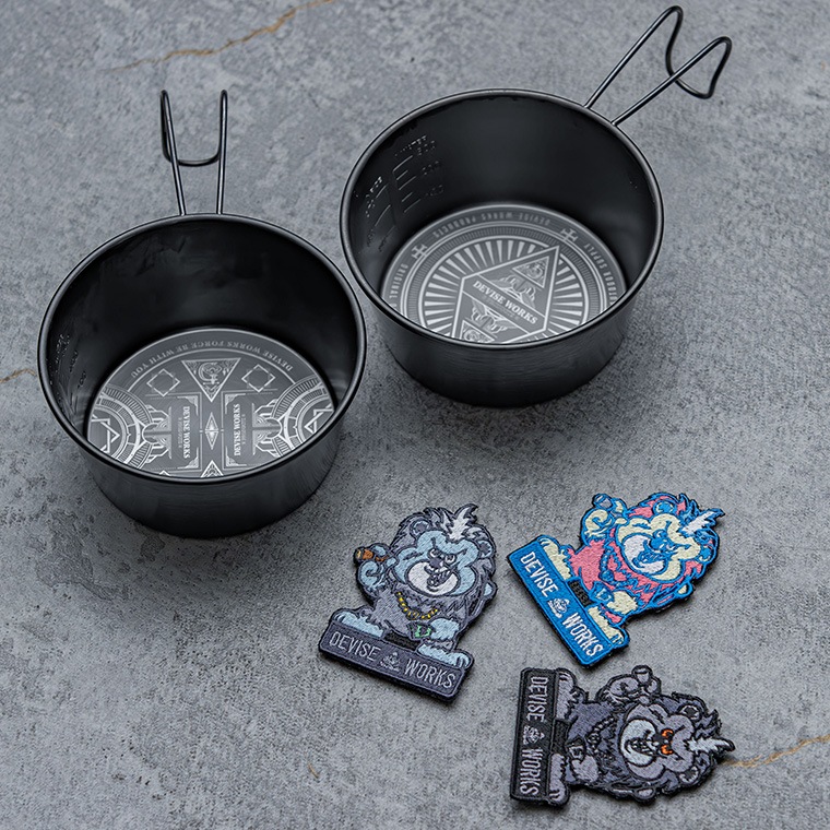 KUROシェラ＋ワルテンライオンワッペン | DEVISE WORKS | キャンプ用品