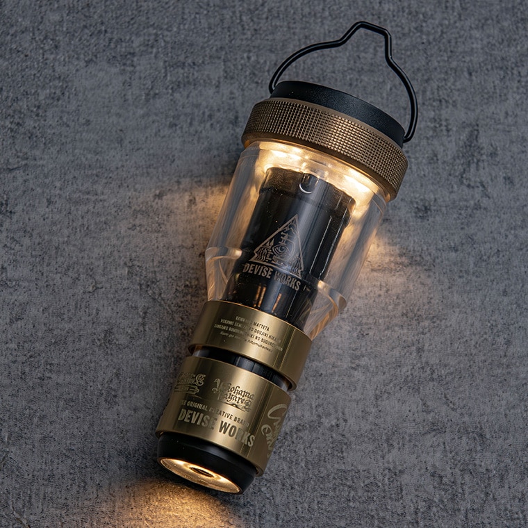 ミニマライト デバイスワークスコラボ 真鍮ver. ゴールゼロ ミニマ