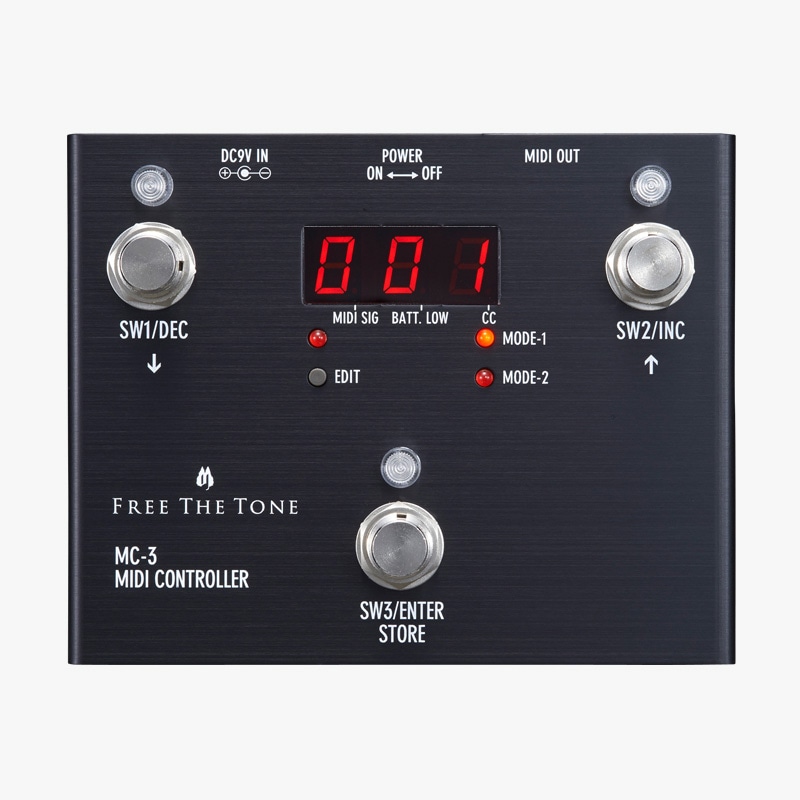MIDI CONTROLLER MC-3のページ｜FREE THE TONE -フリーザトーン