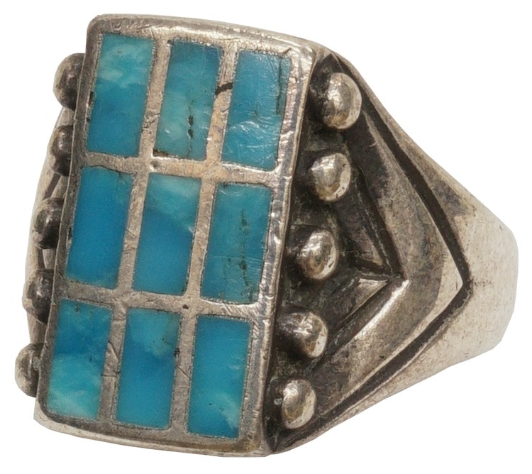 一点物 希少 】1940年代 ヴィンテージ ナバホ ターコイズ x