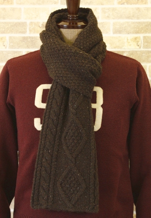 RRL / ダブルアールエル カシミア × ドネガルウール アラン編み