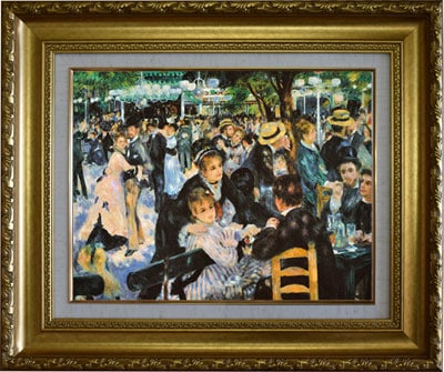 世界の複製名画】ルノワール「ムーラン・ド・ラ・ギャレット」