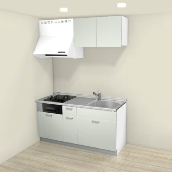 LIXIL I型キッチンパーツ⑥/7 ホワイト 架台右 LIXIL シエラS - I型 間口