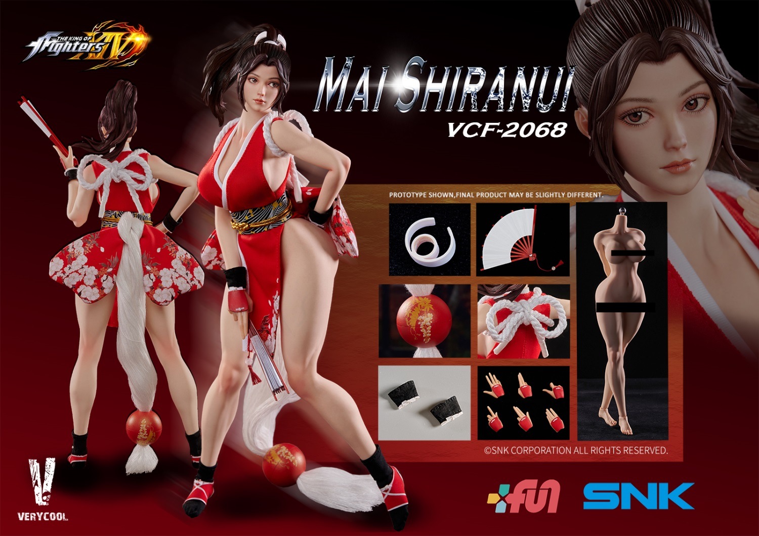 VERYCOOL 1/6 SNK THE KING OF FIGHTERS XIV 不知火舞 VCF-2068 KOF
