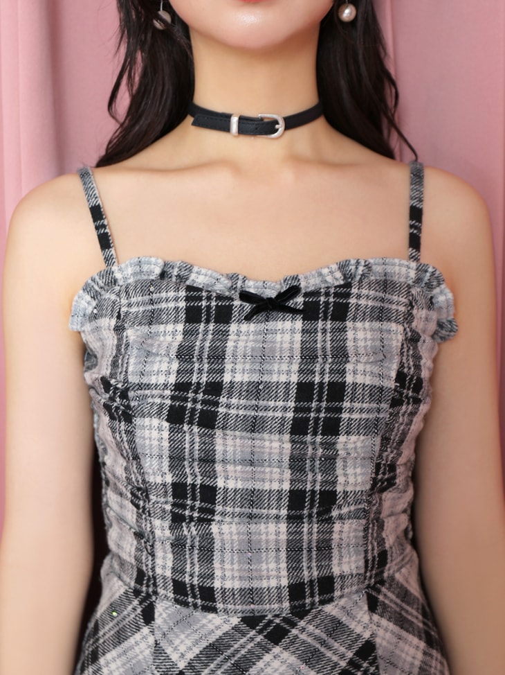 エムミーエメ 2way feather collar mini onepiece エムエメ 2way