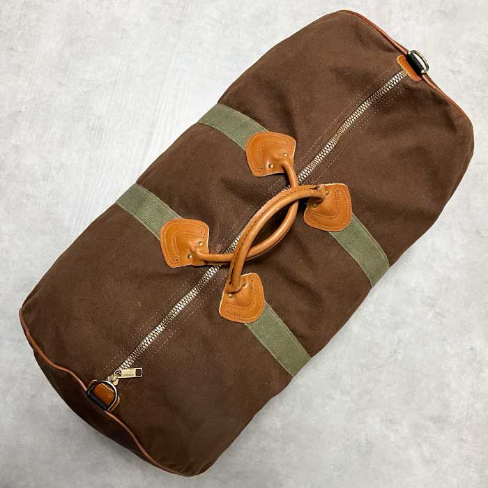 90'S L.L.BEAN DUFFLE BAG BROWN/MEDIUM 90年代 L.L.Bean レザー