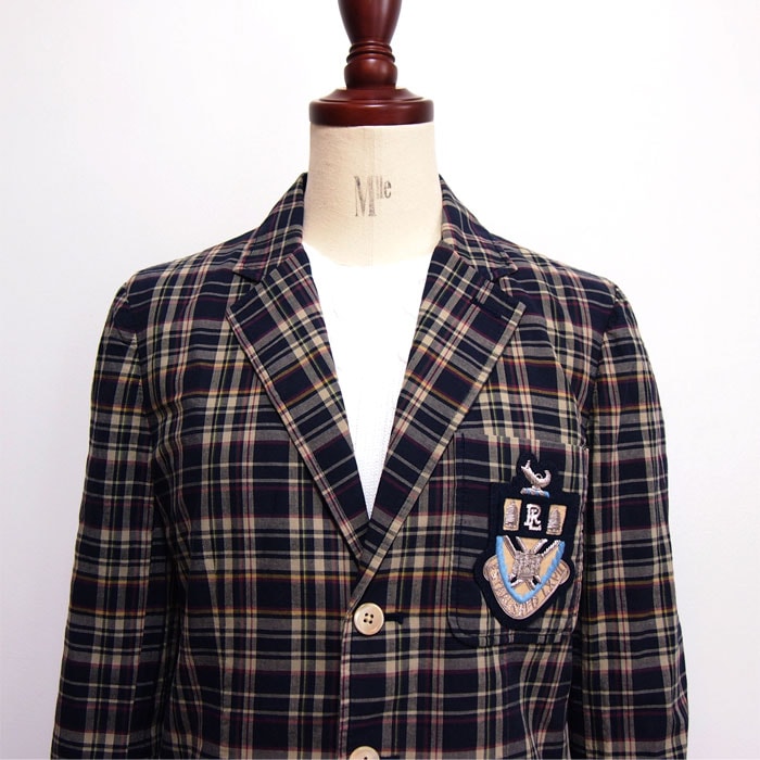 ラルフローレン ポロ レディース マドラスチェック コットン