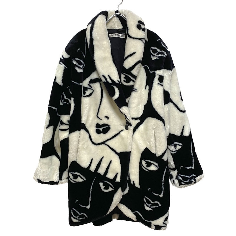80's DONNY BROOK FACE COAT 80年代 ドニー・ブルック、フェイス柄
