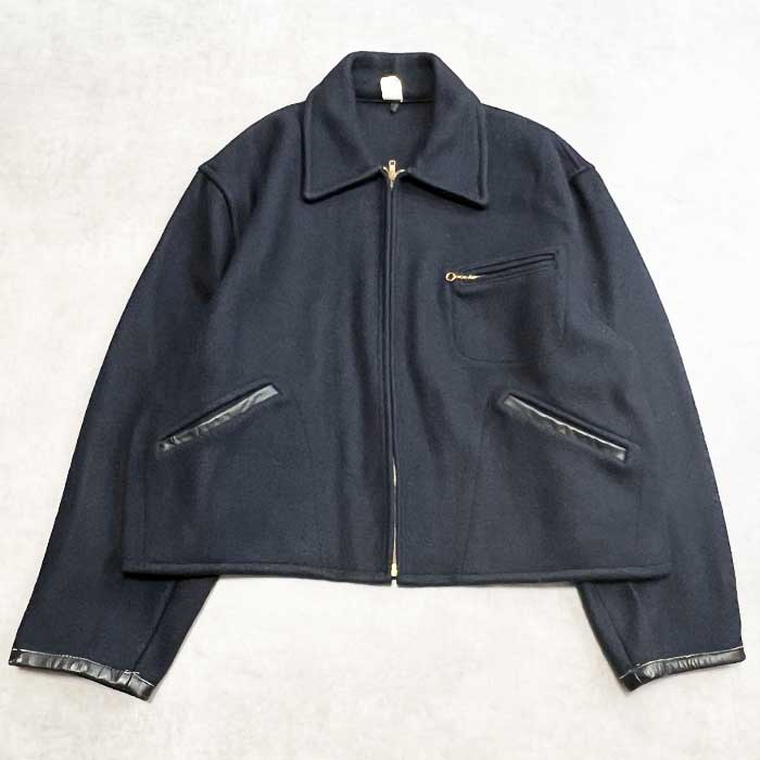 60's King-O-Wear Wool Sports Jacket NAVY Size 50 60年代 KING-O
