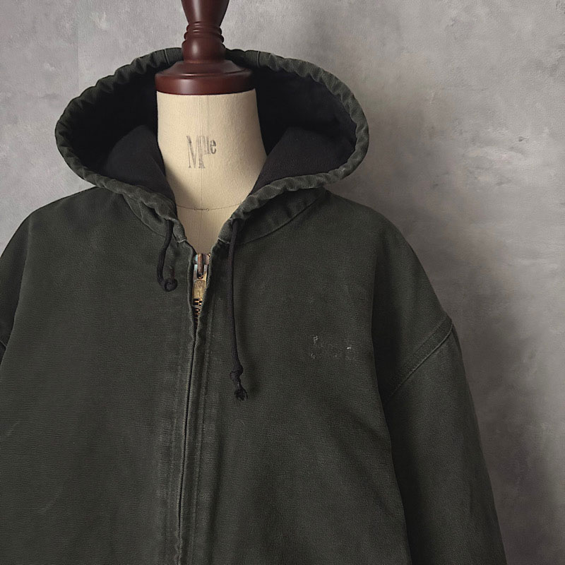 00'S CARHARTT ACTIVE JACKET XL/GREEN 00年代 カーハート アクティブ