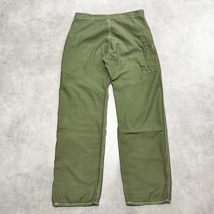 VINTAGE 40's U.S ARMY M-43 HBT CARGO PANTS 13 STAR BOTTON W34/L31