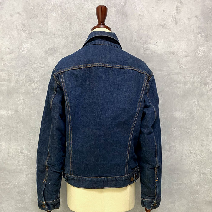 70年代 リーバイス ブランケット付き ジージャン ビッグE 濃紺